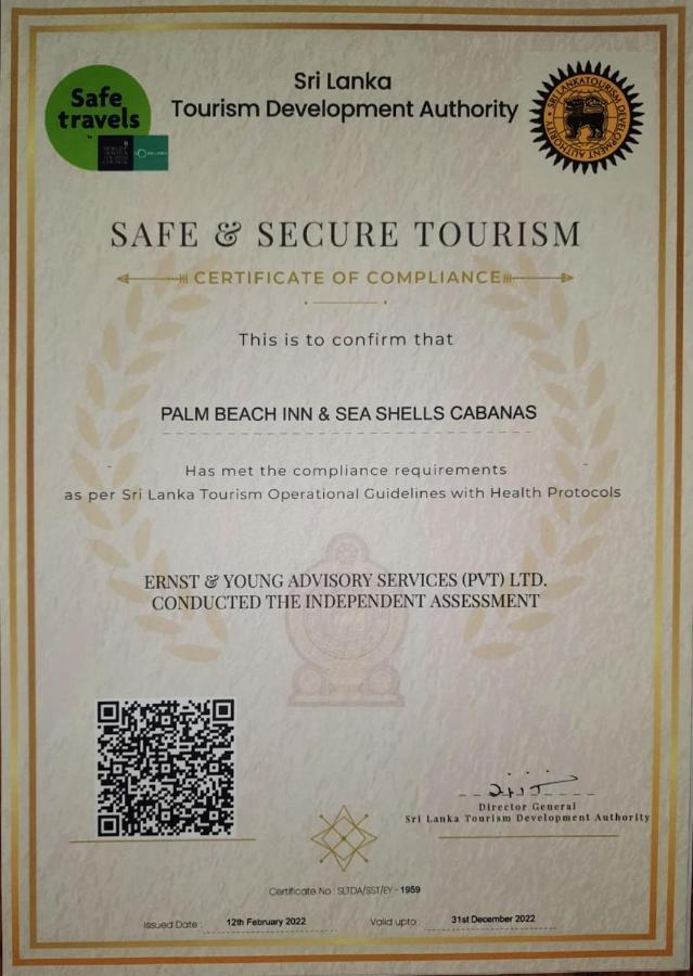 Palm Beach Inn&Sea Shells Cabanas Bentota Exterior foto
